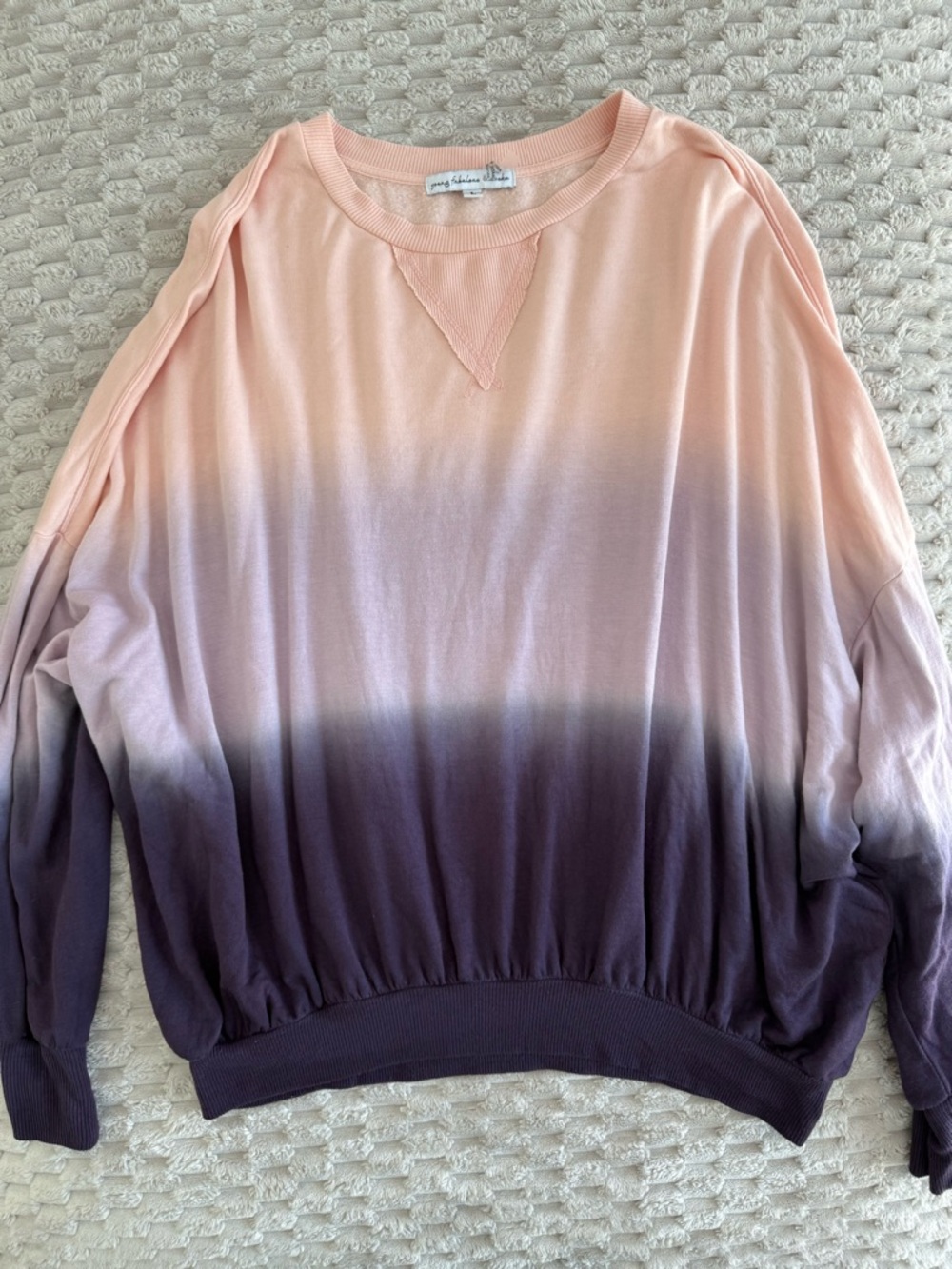 Young Fabulous & Broke Peach Crewneck Sweatshirt